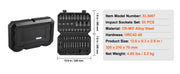 Load image into Gallery viewer, SucceBuy Drive Impact Socket Set Deep Shallow Socket Set CR-V Alloy Steel Auto Repair Easy-to-Read Size Markings Storage Case