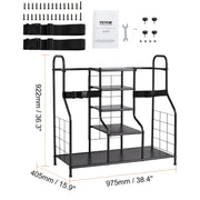 Load image into Gallery viewer, Amocart Golf Storage Garage Organizer Other Sports Equipment Storage Rack Outdoor Sport Gear and Toy Storage with Baskets&Hooks