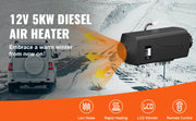 Load image into Gallery viewer, Amocart 5KW Air Diesel Heater 12V Diesel Parking Heater LCD Switch Diesel Heater Muffler for RV Motorhome Trailer Trucks Boats