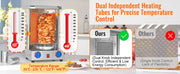 Load image into Gallery viewer, Amocart Shawarma Grill Machine13 lbs Chicken Shawarma Cooker Ga-s Vertical Broiler Gyro Rotisserie Oven Doner Kebab for Home