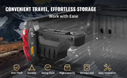 Load image into Gallery viewer, SucceBuy Truck Bed Storage Box Lockable Lid Waterproof ABS Wheel Well Tool Box 6.6 Gal with Password Padlock Fit for Driver Side
