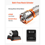 Bild in Galerie-Viewer laden, Amocart Rock Tumbler Kit Rock Polishing Kit 4 Speed Settings 9-Day Polishing Timer Stone Polishing Kit Rock Polisher
