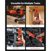 Bild in Galerie-Viewer laden, Amocart Right Angle Drill 3/8Inch Chuck 90 Degree Cordless Right Angle Drill with Brushless Motor Battery Charger and Belt Clip