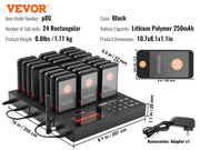 Load image into Gallery viewer, SucceBuy Restaurant Pager System Wireless Range Lineup Waiting Queue Signal Customer Calling Beepers with Vibration &Flashing - AMOCART