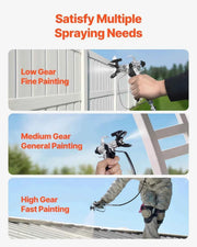 Load image into Gallery viewer, Amocart Stand Airless Paint Sprayer, 650W High Efficiency Airless Sprayer, 3000PSI Electric Paint Sprayer Machine Extension Rod