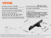 Load image into Gallery viewer, SucceBuy Precision Miter Gauge Standard Slot 3/4'' x 3/8'' Aluminum Alloy Table Saw 24/18/19-35 in Grating 15 Angle Stops DIY - AMOCART