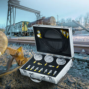 Load image into Gallery viewer, SucceBuy Hydraulic Pressure Test Kits Excavator Hydraulic Test Gauge Sets with Carrying Case for Excavator Tractors Machinery