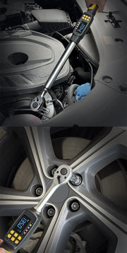 Charger l'image dans la visionneuse de galerie, Clé dynamométrique numérique 1/2'' Précision 2% Outils à main 1/4'' 3/8'' Clé dynamométrique numérique pour auto, moto, vélo Waxtron Hot