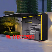 Bild in Galerie-Viewer laden, Luxury Prefabricated Outdoor BBQ Kitchen Pods Modular Stainless Steel Outdoor Kitchen Units for Backyard Patio Garden Cooking