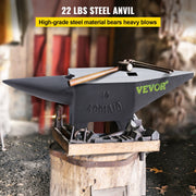 Load image into Gallery viewer, SucceBuy 10-60Kg Steel Single Round Horn Anvil Steel Block Blacksmith Bench Tool Jewelry Making Manual Equipment for Metalsmiths - AMOCART