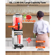 Load image into Gallery viewer, Succebuy 15L Commercial Frozen Drink Maker Single Tank Slushy Machine,Slushie Maker for Home Party Restaurants Cafe Bars - AMOCART