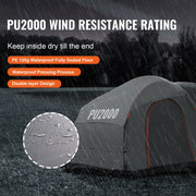 Load image into Gallery viewer, SucceBuy SUV Camping Tent, 8'-8' SUV Tent Attachment for Camping with Rain Layer and Carry Bag, PU2000mm Double Layer Truck Tent