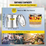 Load image into Gallery viewer, SucceBuy 50L Alcohol Water Distiller Bottle DIY Moonshine Equipment Stainless Steel Brewing Machine for Whisky Wine Dispenser