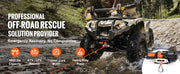 Load image into Gallery viewer, SucceBuy 4500lbs ATV/UTV Electric Winch 12V with 39ft Synthetic Rope Wireless & Wired Remote Control IP55 Waterproof for Jeeps