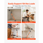 Load image into Gallery viewer, SucceBuy 2/4/8-Pack Cabinet Jack Support Pole Adjustable Steel Telescopic 154 lbs Capacity for Installing Cabinets Cargo Bars - AMOCART