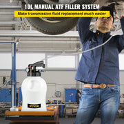 Load image into Gallery viewer, SucceBuy Transmission Fluid Pump 2 Way Manual ATF Refill System Dispenser Oil and Liquid Extractor 10 Liter Large Capacity - AMOCART