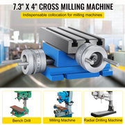 Load image into Gallery viewer, SucceBuy Milling Working Table 7.3 X 4 Inch Worktable Compound Slide Table for All Drill Stands Bench Drilling Milling Machine