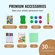 Load image into Gallery viewer, SucceBuy Standing Magnetic Drawing Board WordPad Art Easel with Painting Accessories Children Educational Toys for Kids Boy Girl