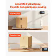 Load image into Gallery viewer, SucceBuy 0.1lbs Accuracy 660lbs Digital Shipping Scale with LCD Display Hold/Tare Function & AC/DC Power Supply Fit for Packages - AMOCART