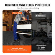 Bild in Galerie-Viewer laden, Amocart Garage Tiles Interlocking 12in 25/50Pcs Garage Floor Covering Tiles Non-Slip Double-Sided Texture for Garages Repair