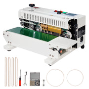 Bild in Galerie-Viewer laden, Amocart Automatic Horizontal Band Sealer Continuous Bag Band Sealing Machine with Count Function for 0.02-0.8 mm Plastic Bags