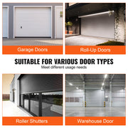 Load image into Gallery viewer, SucceBuy 3m 4.8m 6m Garage Door Seals Bottom Rubber U Shape +O Ring Garage Door Weather Stripping Universal Weatherproof Rubber - AMOCART