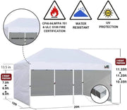 Load image into Gallery viewer, 10x20 Pop Up Canopy Tent Commercial Heavy Duty Outdoor Gazebo with 4 Walls UV Resistant Waterproof Instant Shelter Gray