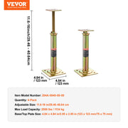 Bild in Galerie-Viewer laden, Amocart 4pcs House Floor Jack 11.6"-16" Adjustable 2500Lbs Support Beam Basement Galvanized Telescoping Jack Post for Leveling
