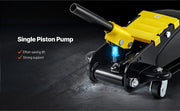 Bild in Galerie-Viewer laden, Amocart 2.5T Floor Hydraulic Jack Pneumatic Low Profile Floor Jack Heavy-Duty Steel Racing Floor Jack with Piston Lift Pump