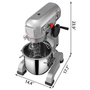 Bild in Galerie-Viewer laden, Amocart 10-30L Electric Dough Machine Stainless Steel Commercial Cream Egg Whisk Mixer Processor Kitchen Food Stand Blender