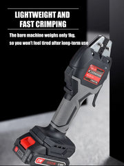 Bild in Galerie-Viewer laden, Cordless Hand Held Hydraulic Pliers 16KN Electric Hydraulic Wire Crimper with LED Light & Molds Terminal Crimping Tool