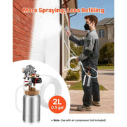 Load image into Gallery viewer, Amocart Spray Paint Pressure Pot Pressure Pot Paint Sprayer Spray Guns Central Pneumatic Sprays Gun for Furniture Car Fence