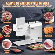 Load image into Gallery viewer, SucceBuy 17inch 54 Blades Commercial Meat Tenderizer 450W Electric Meat Tenderizer Machine for Pork Chicken Fish