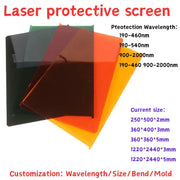 Load image into Gallery viewer, laser lenses1064 Industrial Laser Safety Protective Cover Laser Protection Sheet Eyes Protection for laser lenses protect laser
