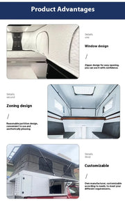 Bild in Galerie-Viewer laden, Slide in camper pickup Pickup Truck Camper 4x4 Off-Road RV Overland Travel Trailer Pop-Up Outdoor Camping Adventure Caravans