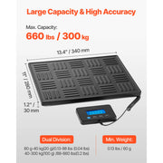 Load image into Gallery viewer, SucceBuy 660 lbs Digital Postal Scale 0.7oz/3.5oz Dual Accuracy Commercial Weight Scale with Hold/Tare Function for Packagese - AMOCART