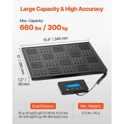 Load image into Gallery viewer, Amocart 660 lbs Digital Postal Scale 0.7oz/3.5oz Dual Accuracy Commercial Weight Scale with Hold/Tare Function for Packagese