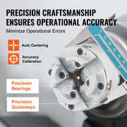 Load image into Gallery viewer, SucceBuy Metal Lathe Chuck 4-Jaw 2.75" or 3.75" Diameter Turning Machine Accessories Self-centering Tool for Precision Machining - AMOCART
