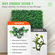 Bild in Galerie-Viewer laden, SucceBuy 12PCS 10x10 in Artificial Boxwood Panels Boxwood Hedge Wall Mat Artificial Grass Backdrop Privacy Screen UV Protected