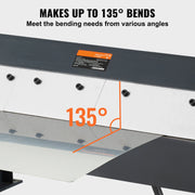 Load image into Gallery viewer, SucceBuy Box and Pan Brake 24Inch/36Inch/ 48Inch 0-130 Degrees Sheet Metal Bending Brake Portable Metal Bender for Metal Bending