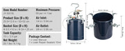 Load image into Gallery viewer, Amocart 10L Spray Paint Pressure Pot Tank Air Paint Pressure Pot Metal Rack Leak Repair Sealant for Industry Home Construction