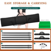 Bild in Galerie-Viewer laden, Double-Crossbar Backdrop Background Stand Frame Support System For Photography Photo Studio Video Muslin Green Screen