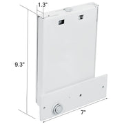 Charger l'image dans la visionneuse de galerie, Amocart Murphy Wall Bed Hardware Kit Spring Mechanism Horizontal Stainless queen Size With 2 Steady Bed Legs Quick Set Up White