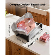 Load image into Gallery viewer, Amocart 6.7-8.7inch Meat Slicer Electric Deli Slicer Machine with two SUS420 Blades Food-Slicer for Meat Ham Baguett, Steak