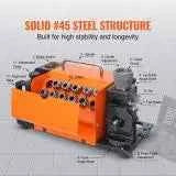 Load image into Gallery viewer, Amocart Drill Bits Sharpener 3-13mm Mill Grinder Sharpener Sharpening Angle Grinder with 11 Collets For Factory Workshop