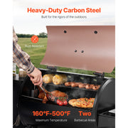 Load image into Gallery viewer, SucceBuy Wood Pellet Grill Smoker 8 in 1 BBQ Grills for Outdoor Cooking with Digital Controller Meat Probe 500°F Max Temperature - AMOCART