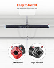 Load image into Gallery viewer, SucceBuy Garage Door Torsion Springs Pair Cycles Electrophoresis Black Coated for Replacement Garage Door Springs
