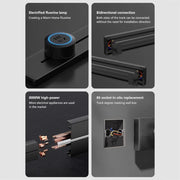 Bild in Galerie-Viewer laden, Wall power rail socket, kitchen aluminum expansion socket 40cm 50cm, built-in socket on countertop