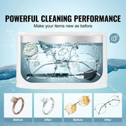 Load image into Gallery viewer, Amocart 650ml Ultrasonic Cleaner Mini Portable Washing Machine Bath Sonic Cleaning for Glasses Home Appliance