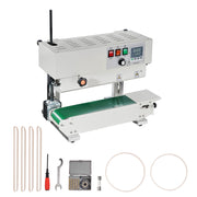 Charger l'image dans la visionneuse de galerie, Amocart Vertical Band Sealer 6-12 mm Seal Width Continuous Bag Band Sealing Machine for 0.02-0.8 mm Plastic Bags Films Packing